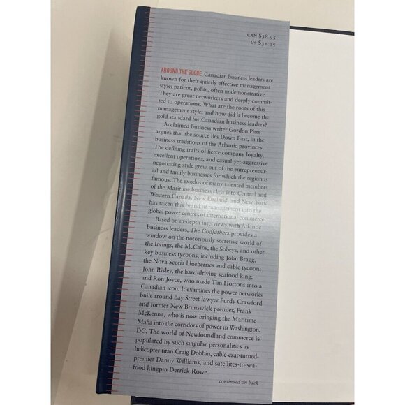 The Codfathers by Gordon Pitts – G+ Canadian Business Hardcover Book - Picture 2 of 3
